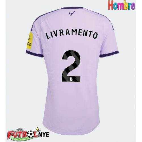 Camiseta Newcastle United Tino Livramento #2 Tercera Equipación 2026-27 manga corta